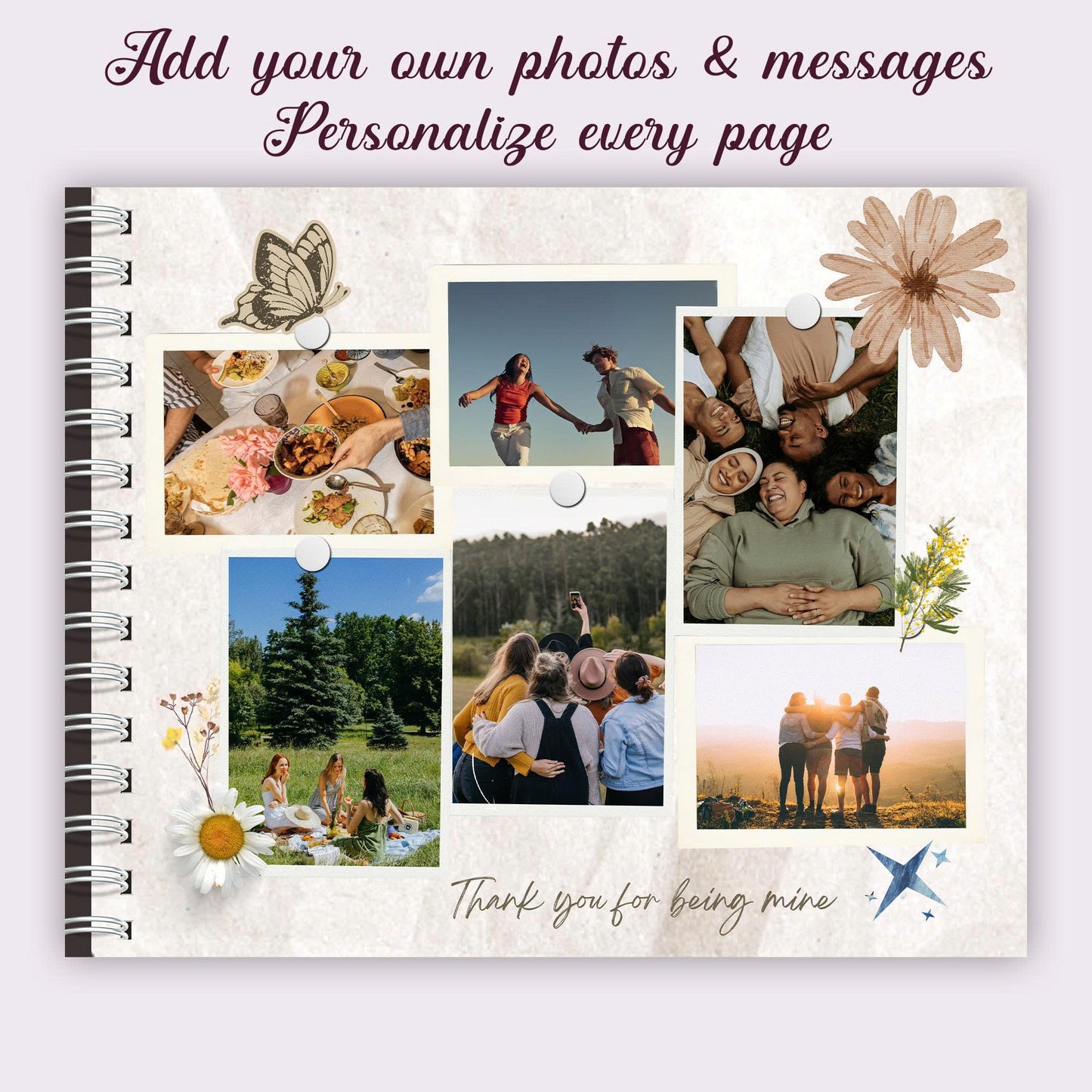 PAIRSONA 10 Pages Digital Scrapbook Template (FREE If You Buy One of Our Product)